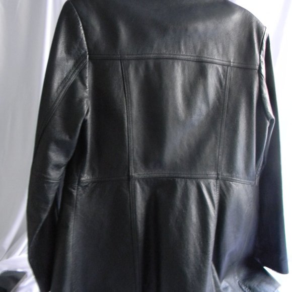 Leather Dress Jacket - Women's L - Picture 4 of 13